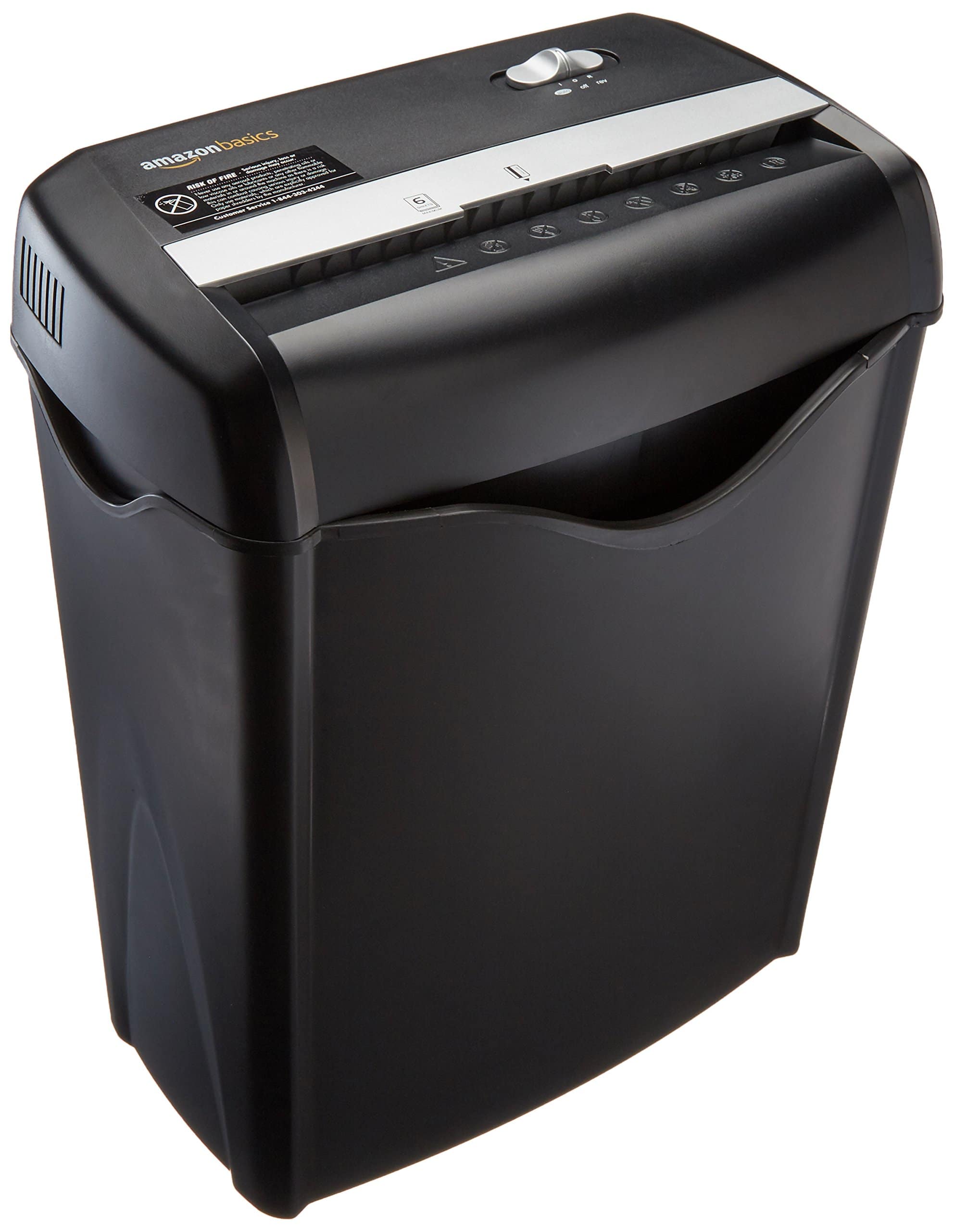 The Best Domestic Shredder The Paper Shredder Journal   Amazon Basics 6 Sheet Cross Cut Shredder 